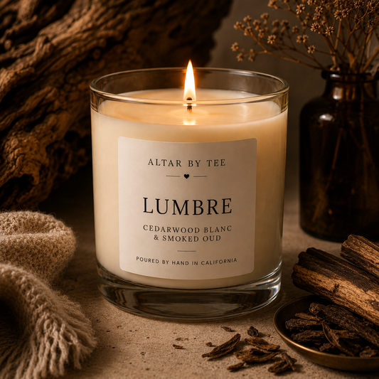 Lumbre | Cedarwood Blanc & Smoked Oud Candle